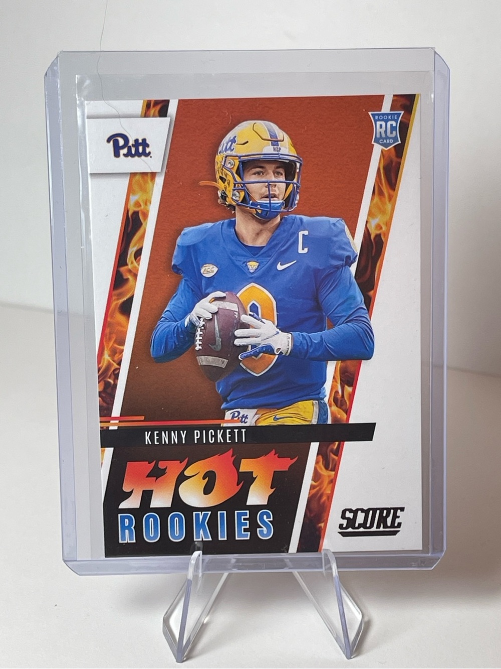 Panini Kenny Pickett Pitt Logo Card - Blue & Gold
